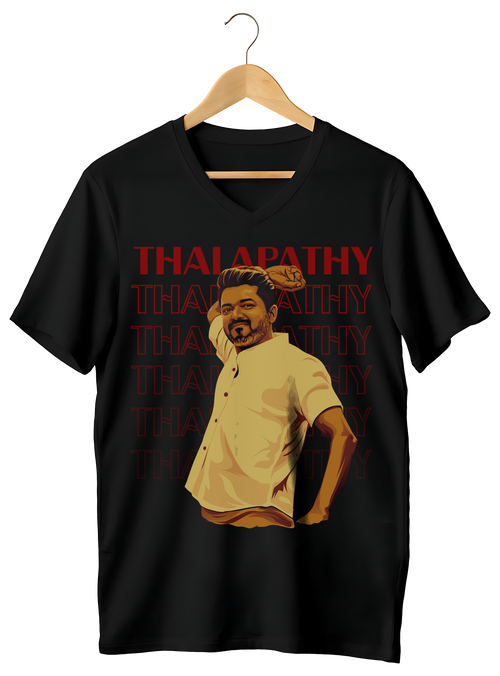 Thalapathy x JanaNayagan – Limited Edition Black Tee